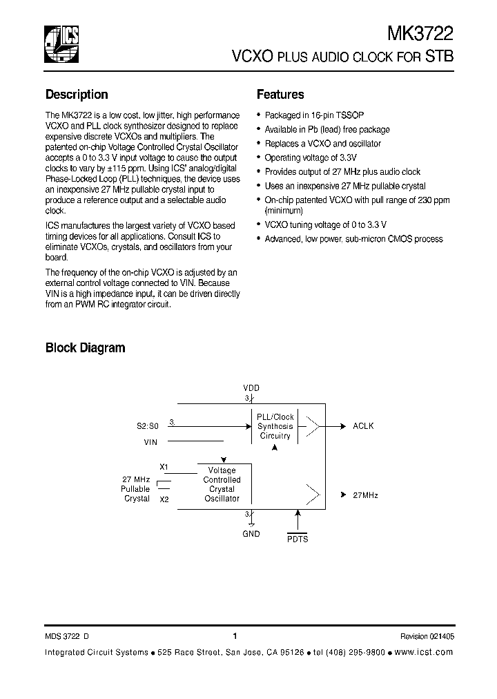 MK3722_991402.PDF Datasheet