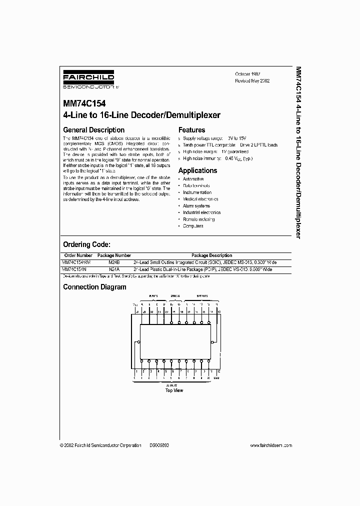 MM74C154_991608.PDF Datasheet