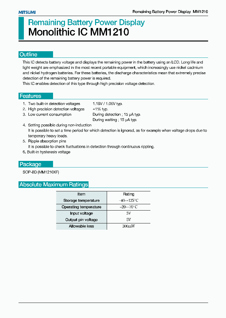 MM1210_991548.PDF Datasheet