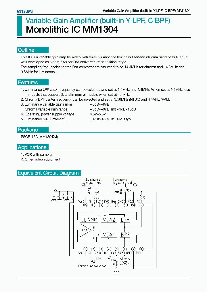 MM1304_991558.PDF Datasheet
