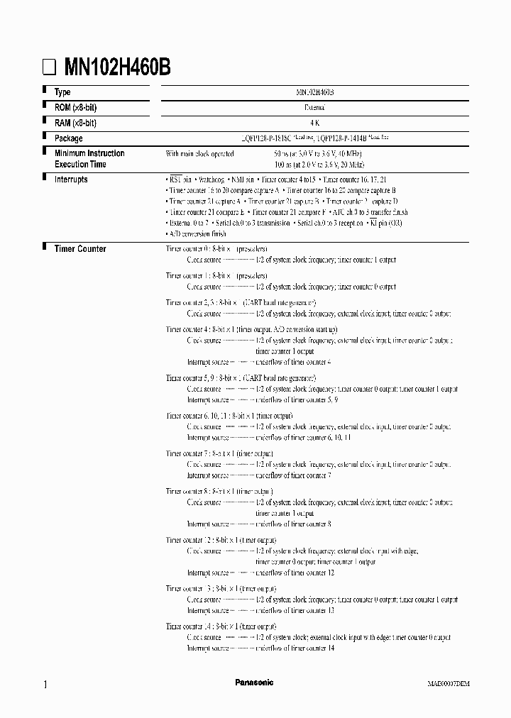 MN102H460B_991718.PDF Datasheet