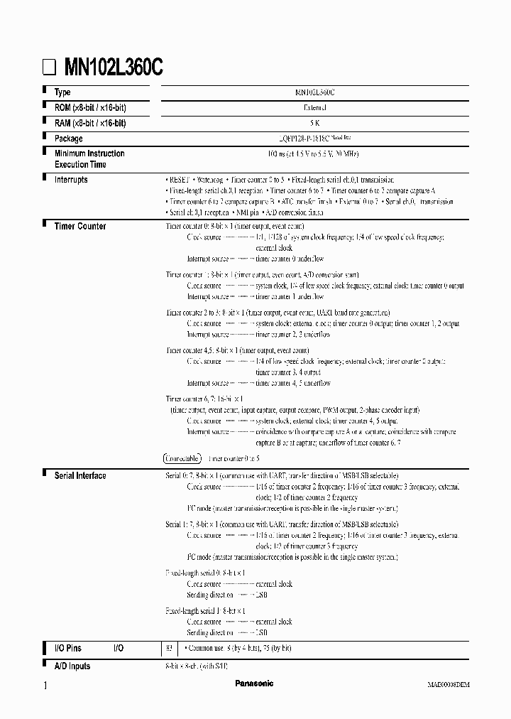 MN102L360C_991730.PDF Datasheet