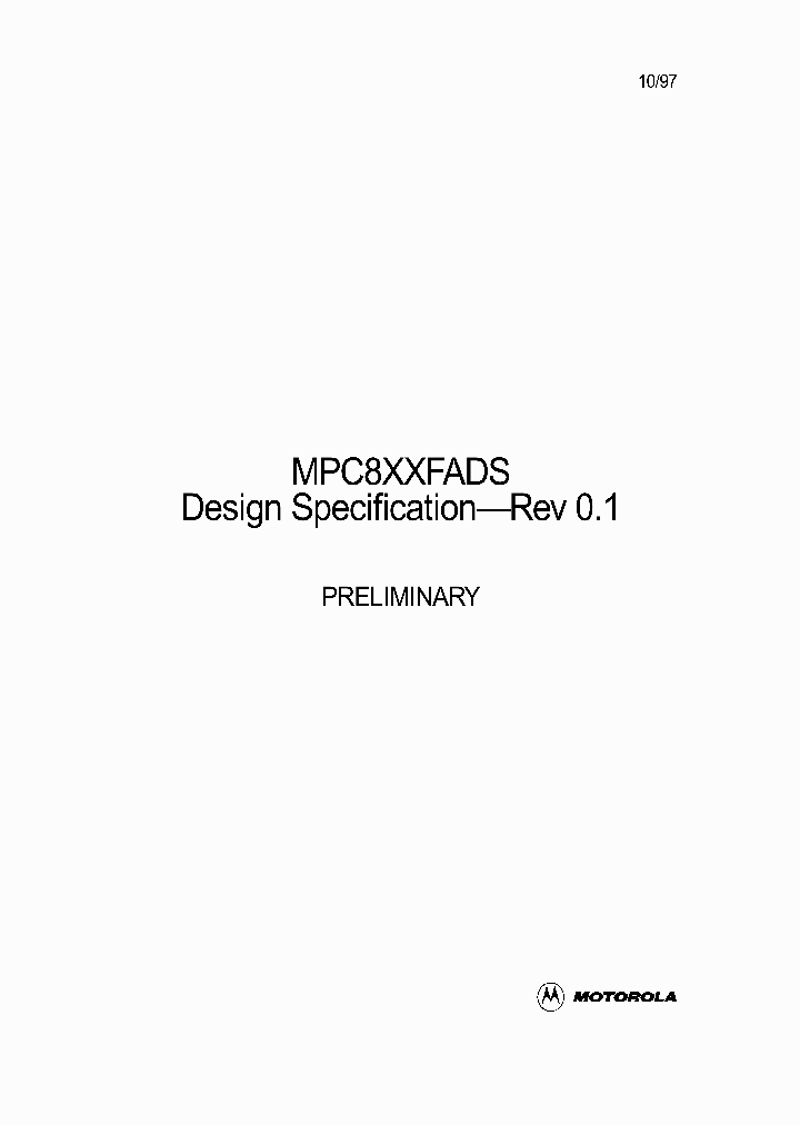 MPC860FADSSPEC_991817.PDF Datasheet