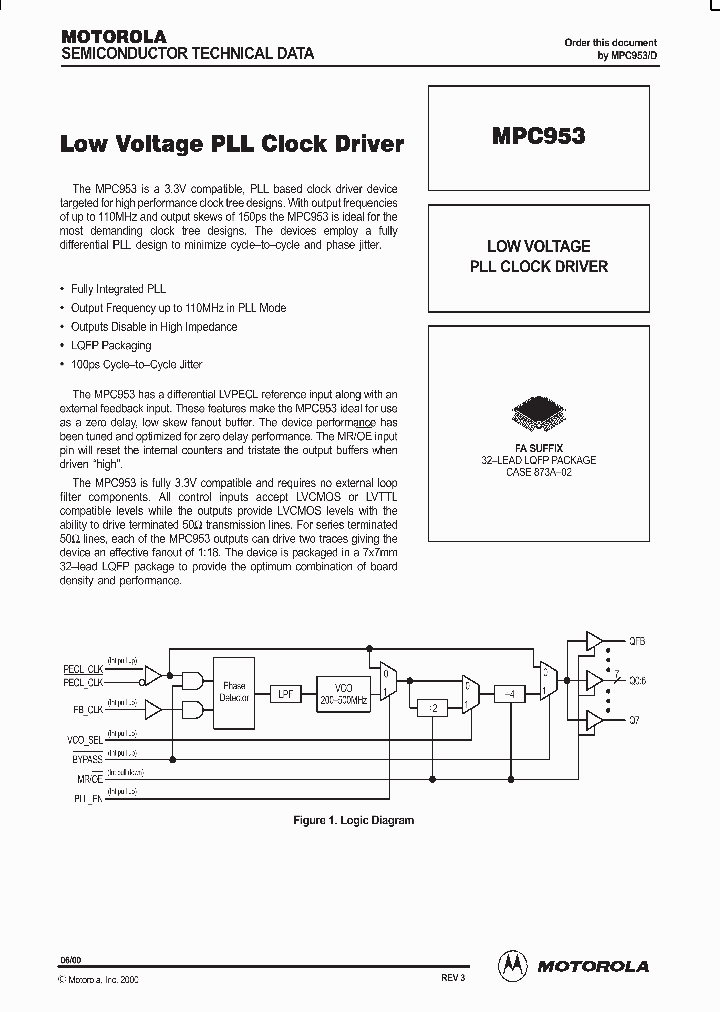 MPC953_991834.PDF Datasheet