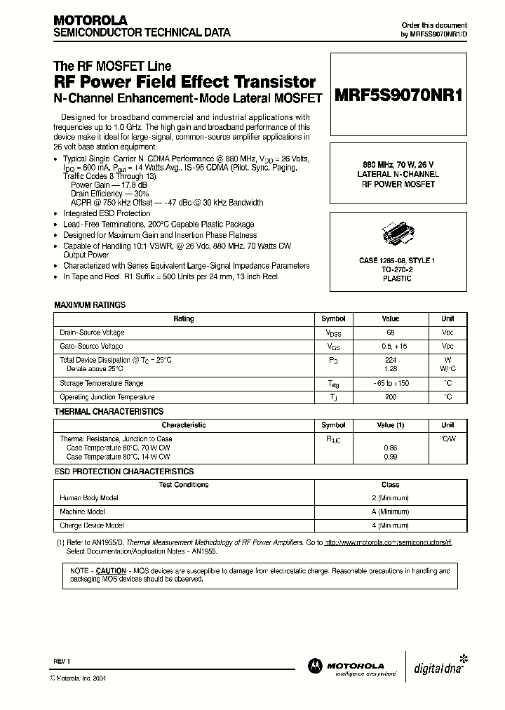 MRF5S9070NR1_992001.PDF Datasheet