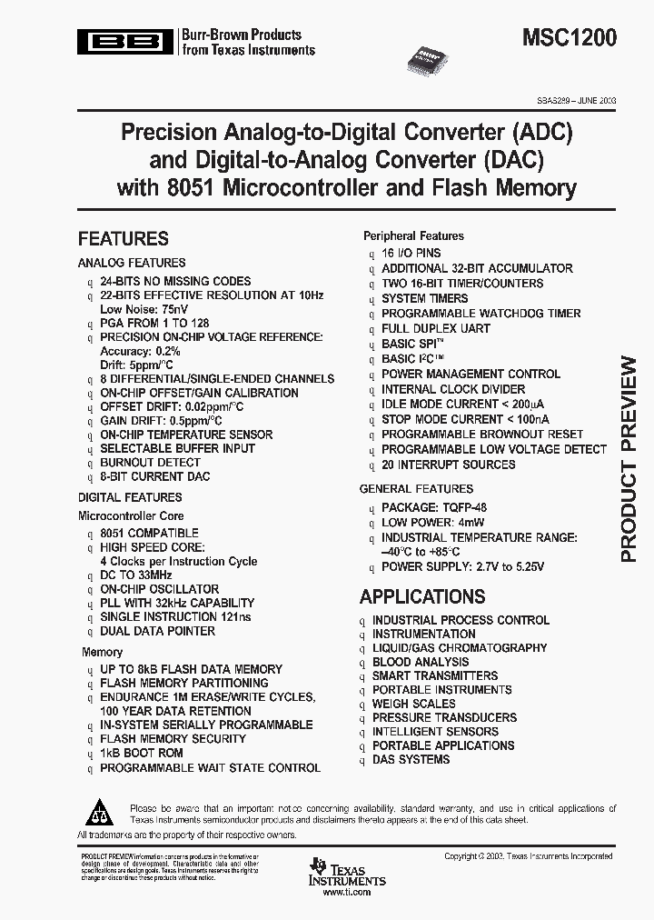 MSC1200Y2_992101.PDF Datasheet