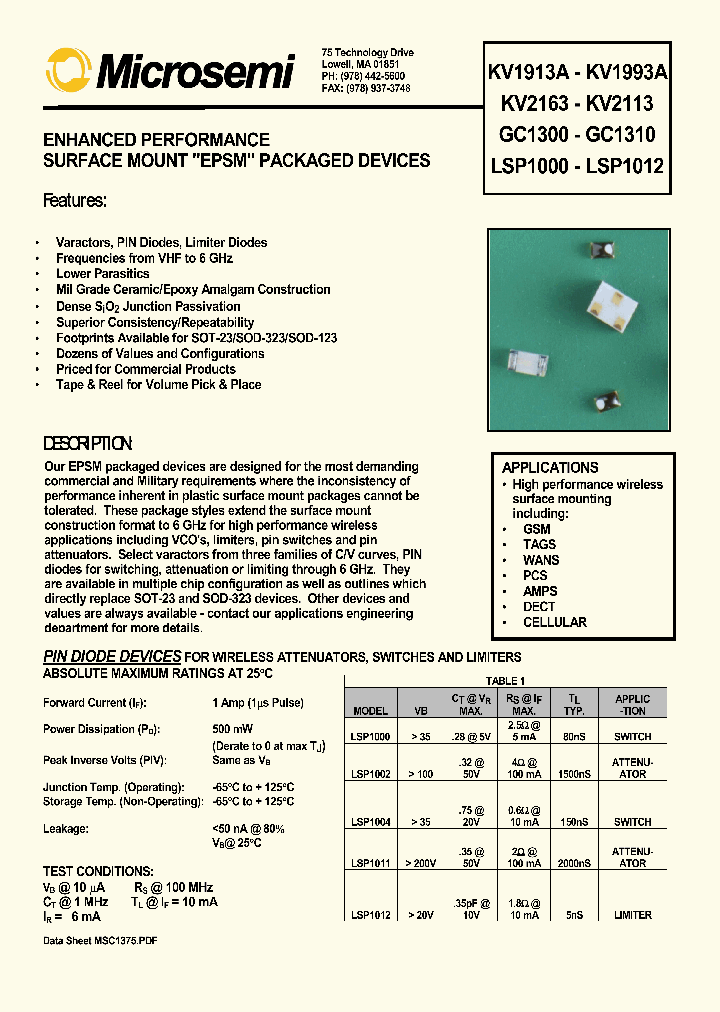 MSC1375_992156.PDF Datasheet