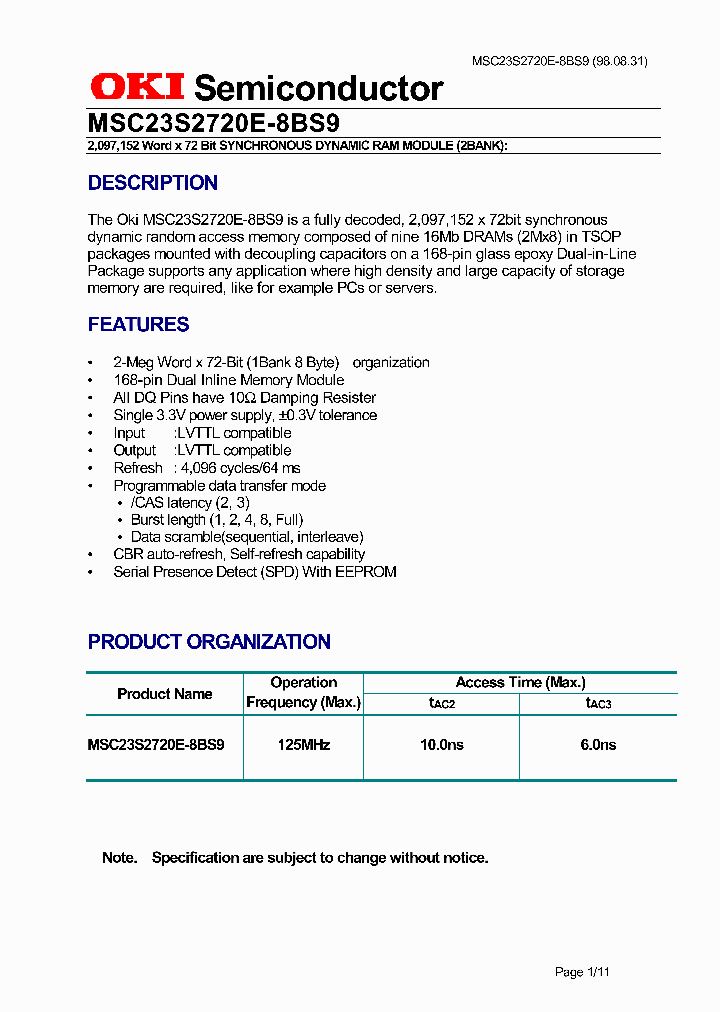 MSC23S2720E-8BS9_992202.PDF Datasheet