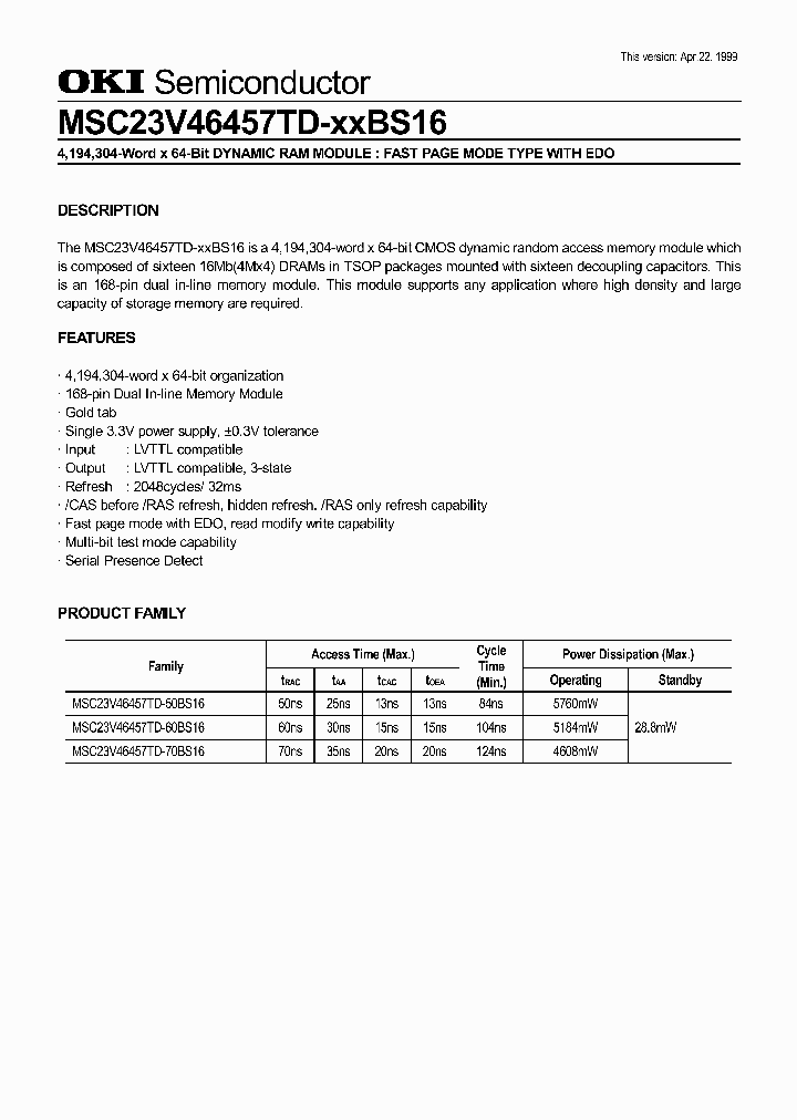 MSC23V46457TD_992214.PDF Datasheet