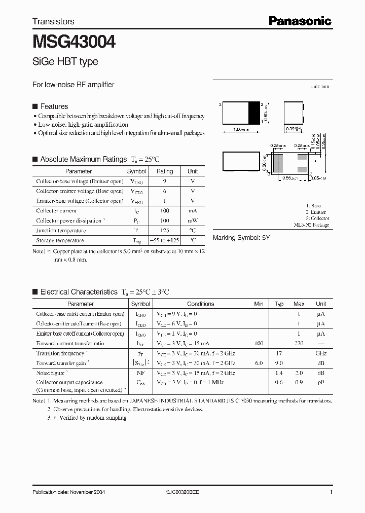 MSG43004_992239.PDF Datasheet