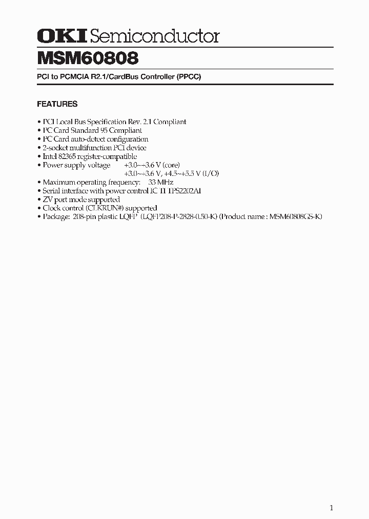 MSM60808_992406.PDF Datasheet