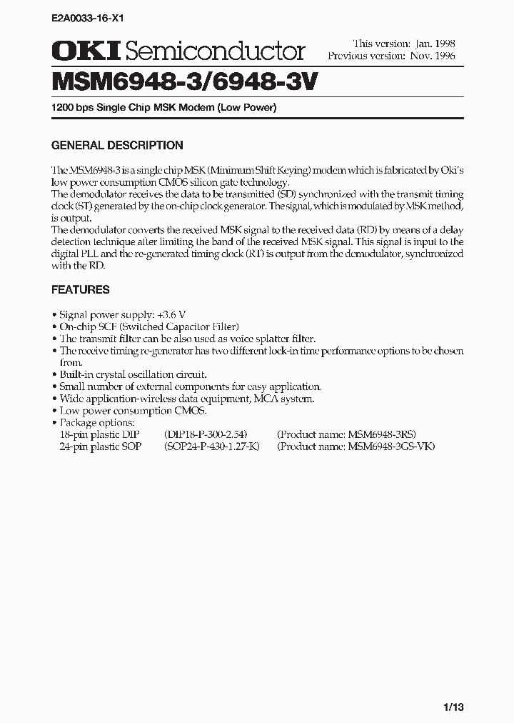 MSM69483MSM69483V_992496.PDF Datasheet