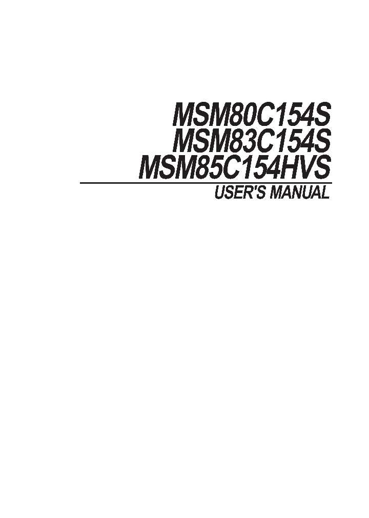 MSM80C154S8385UM_992552.PDF Datasheet