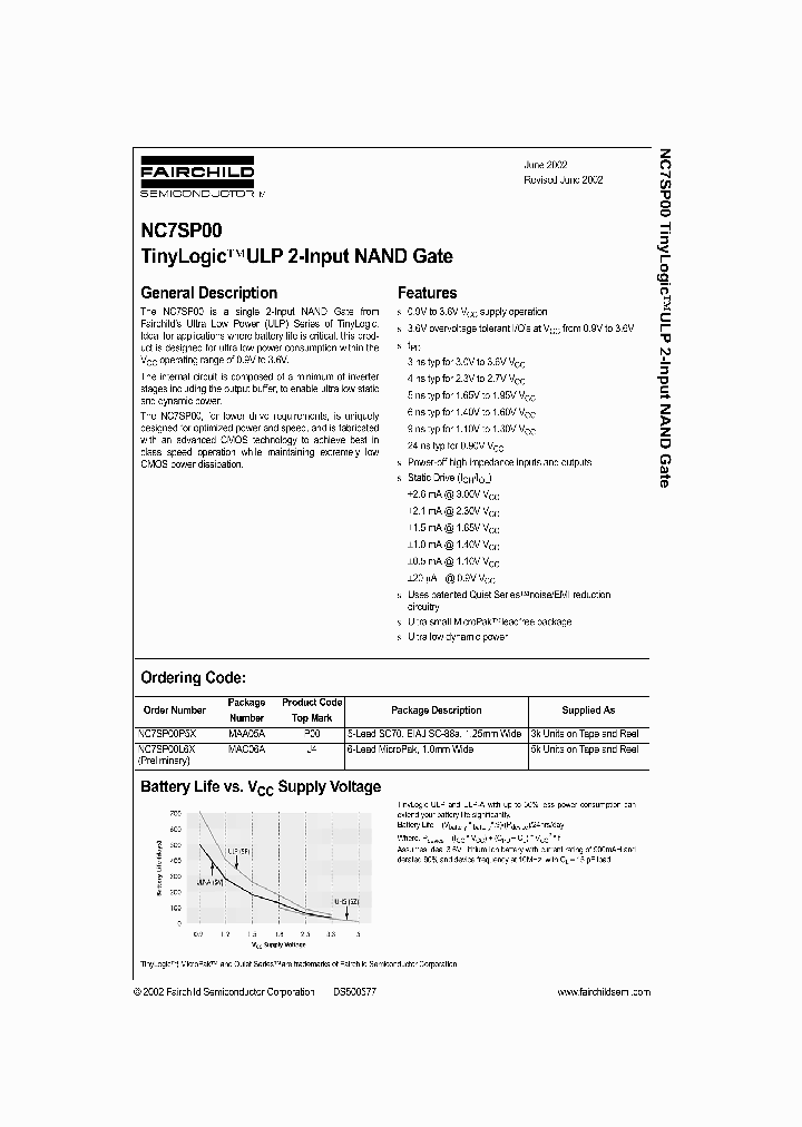 NC7SP00_992781.PDF Datasheet