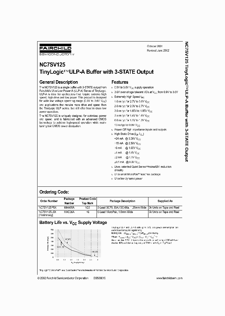 NC7SV125_992800.PDF Datasheet