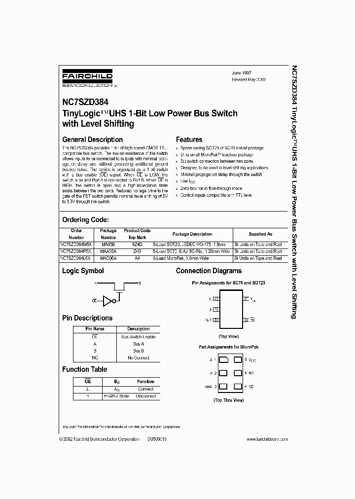 NC7SZD384_992828.PDF Datasheet
