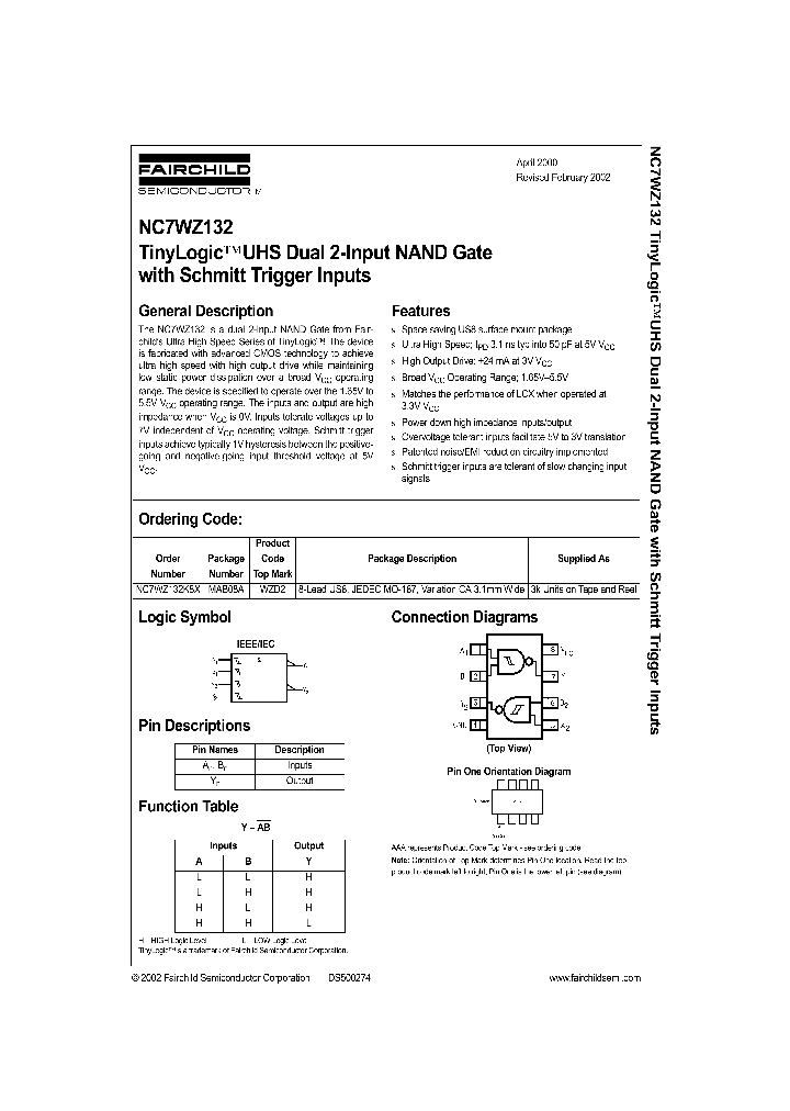NC7WZ132_992843.PDF Datasheet