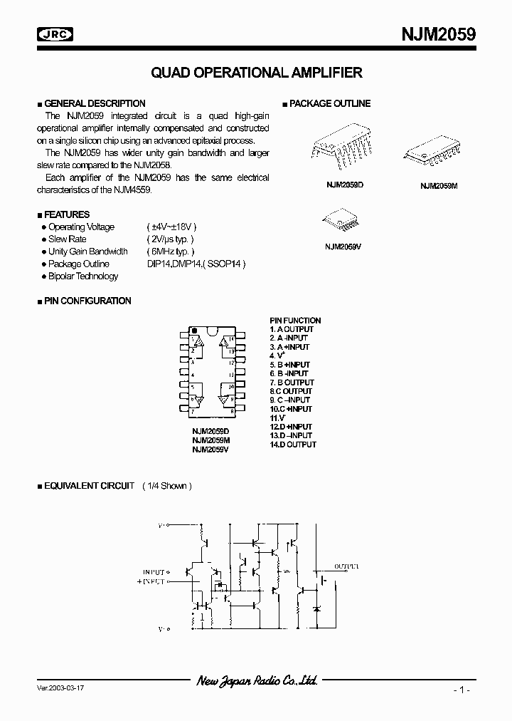 NJM2059_993038.PDF Datasheet