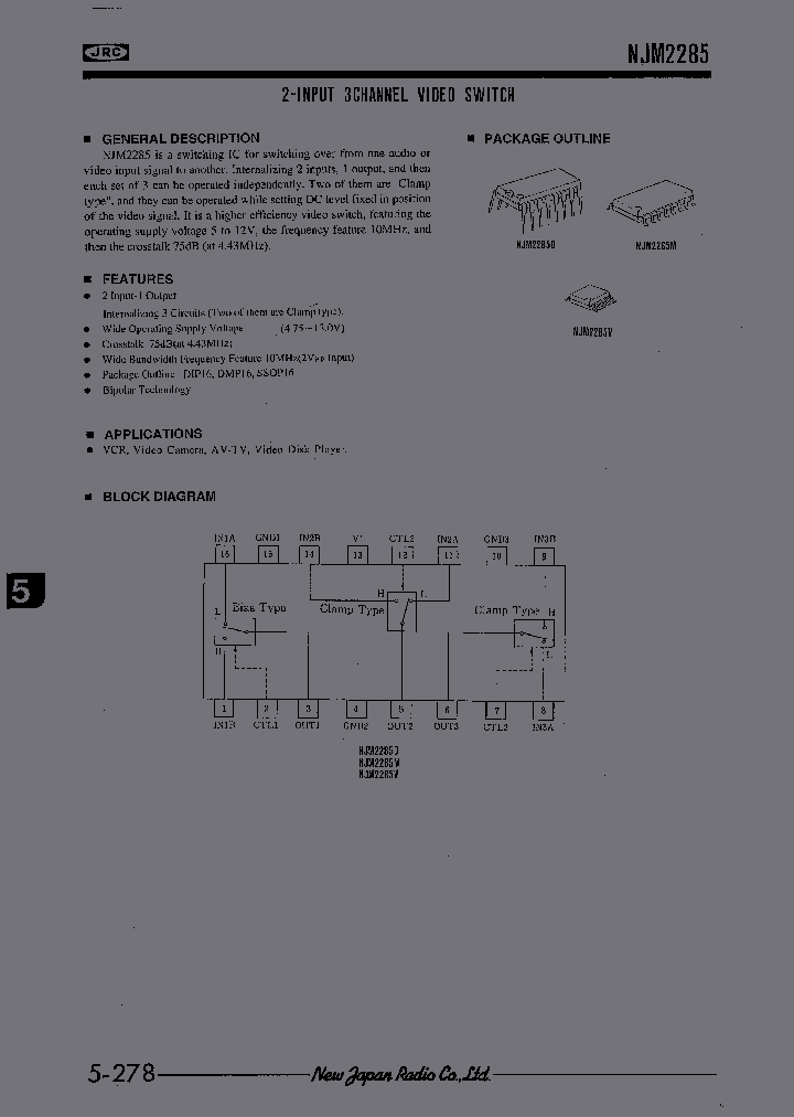 NJM2285_993097.PDF Datasheet