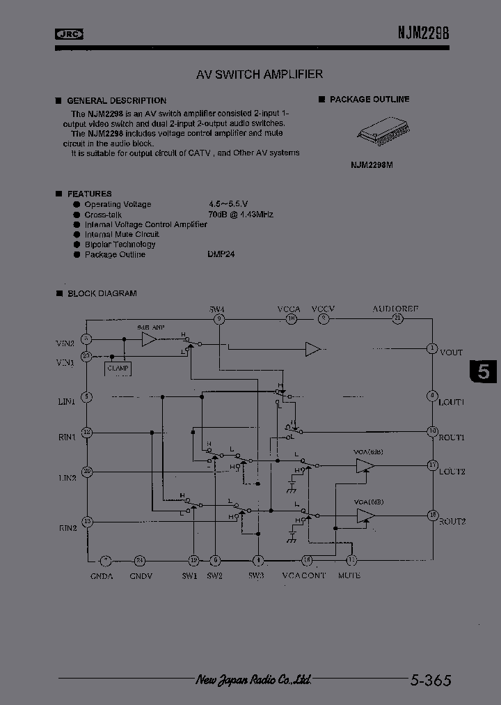 NJM2298_993101.PDF Datasheet