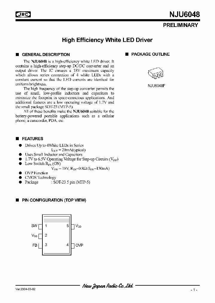 NJU6048_993211.PDF Datasheet