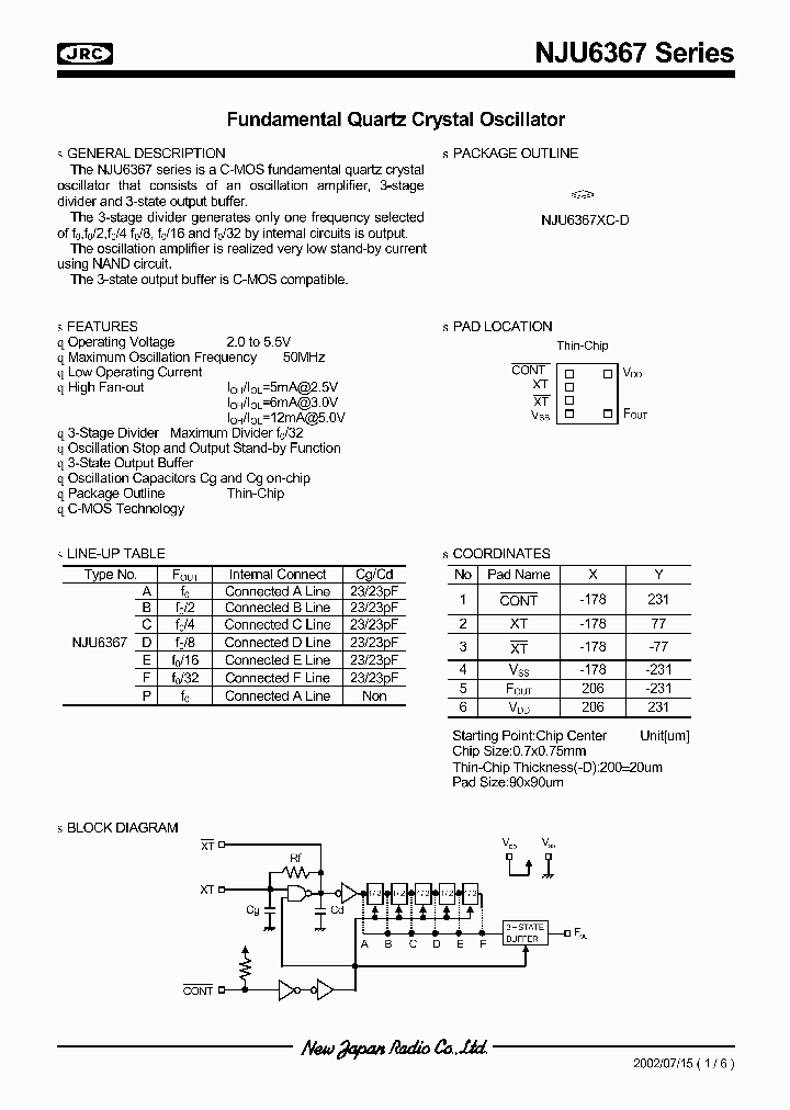 NJU6367SERIES_993233.PDF Datasheet