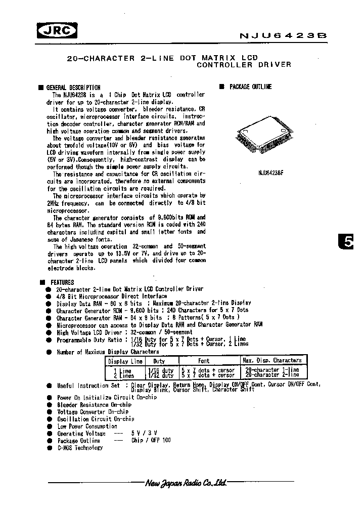NJU6423B_993251.PDF Datasheet