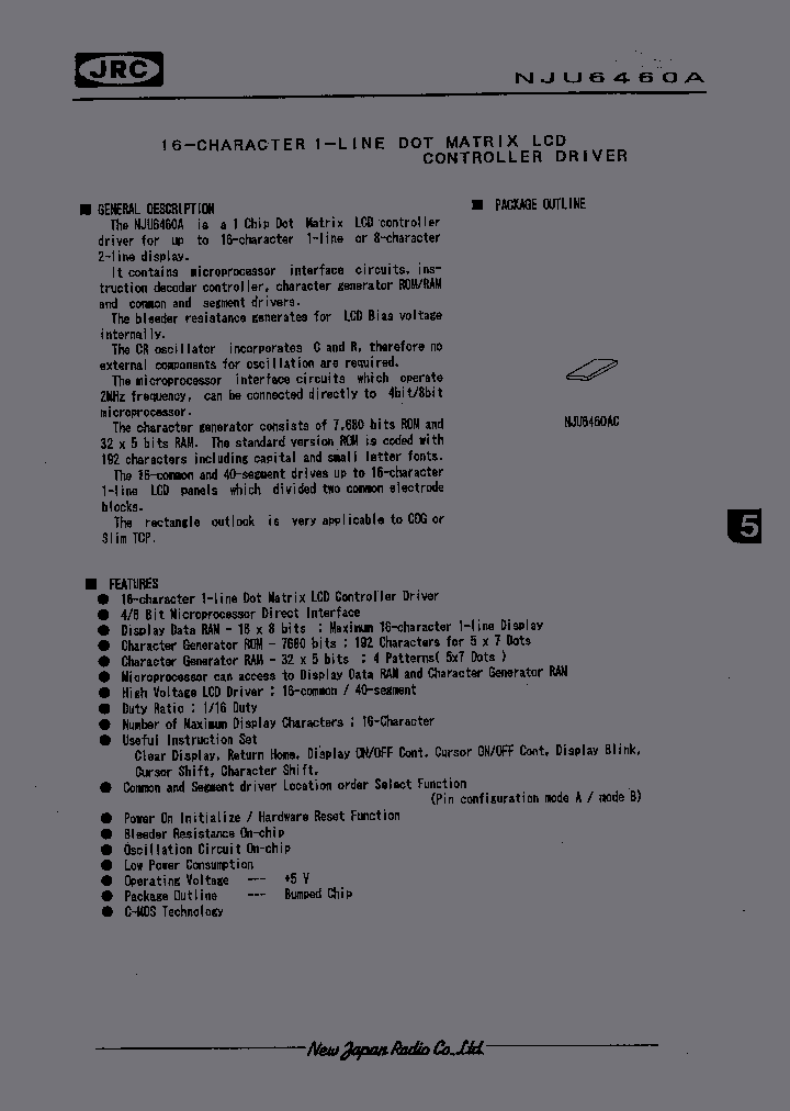 NJU6460A_993268.PDF Datasheet