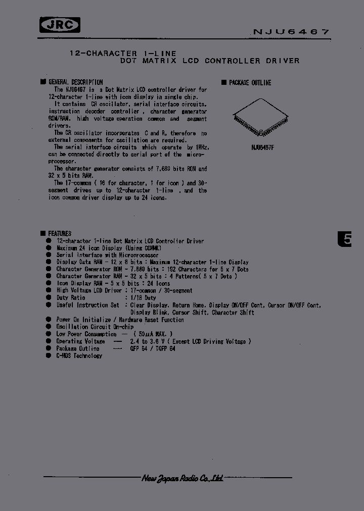 NJU6467_993271.PDF Datasheet