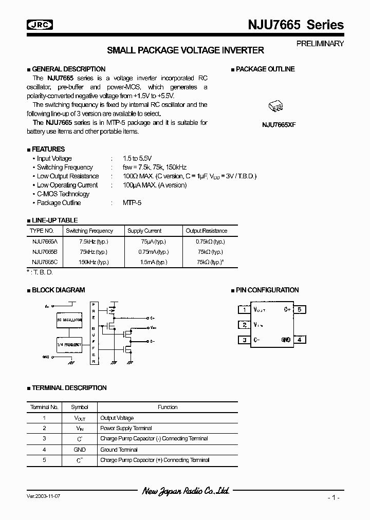 NJU7665SERIES_993346.PDF Datasheet