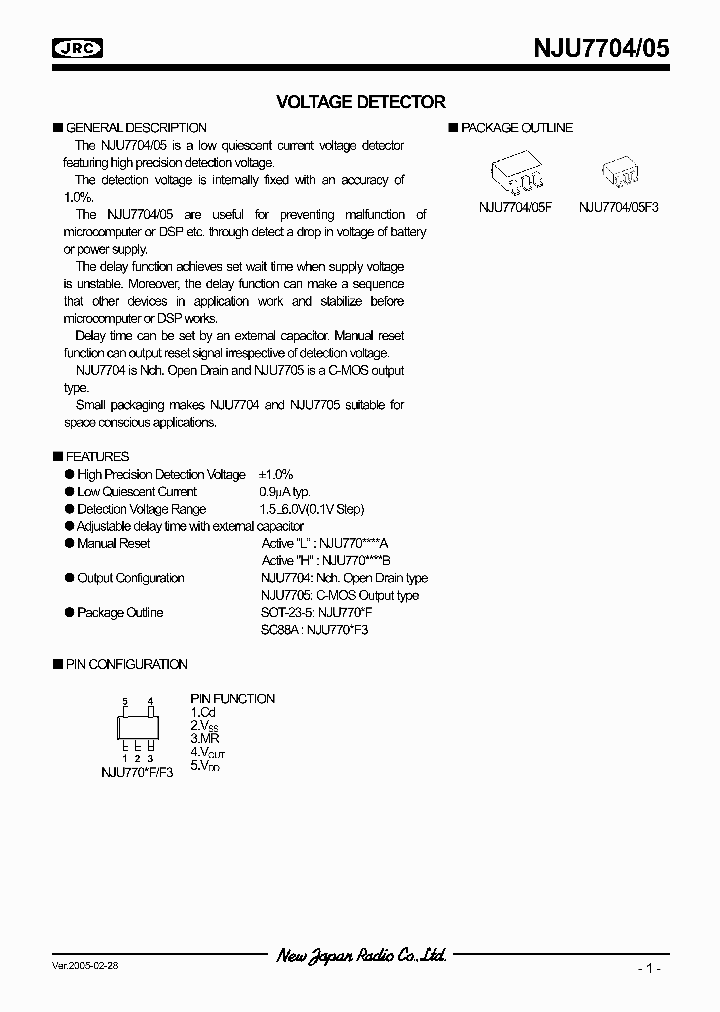 NJU770405_993349.PDF Datasheet