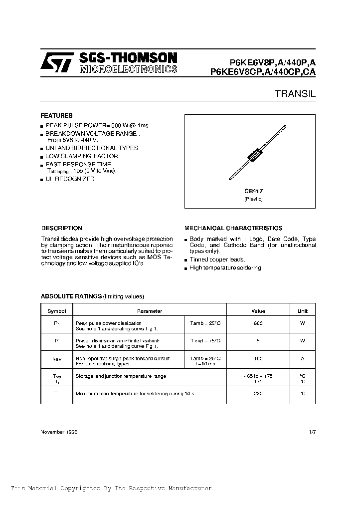 P6KE47CP_997878.PDF Datasheet