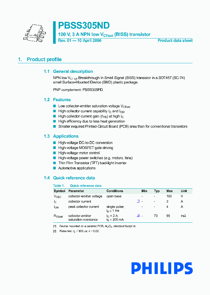 PBSS305ND_997962.PDF Datasheet