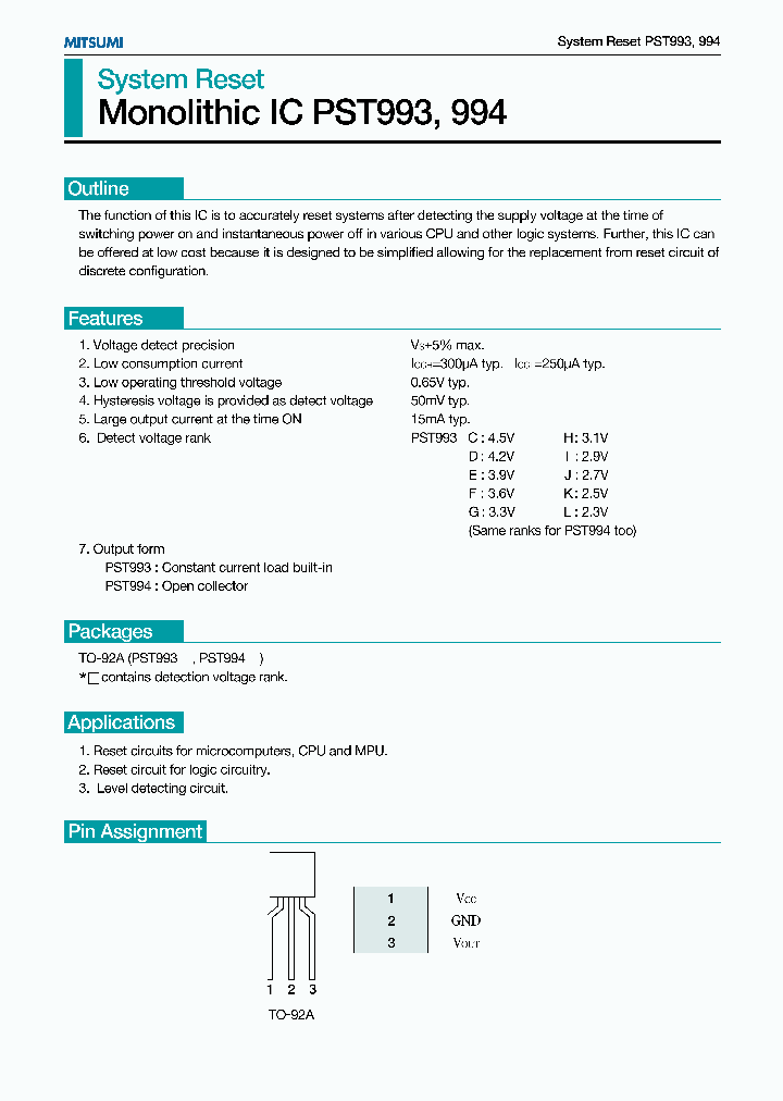 PST993_998722.PDF Datasheet