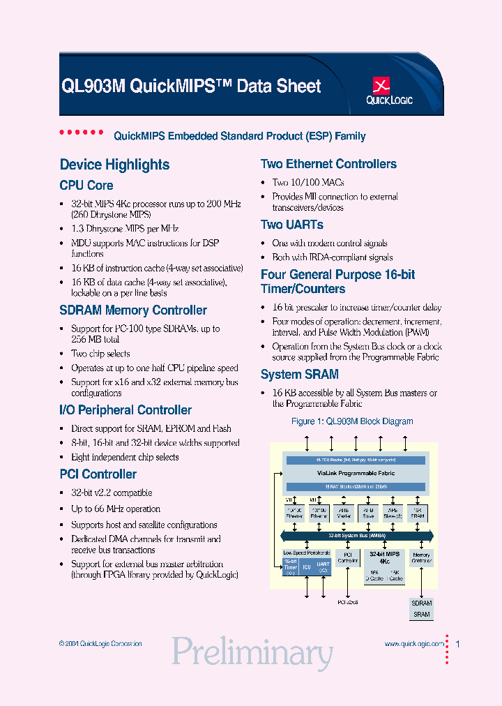 QL903MDS_998862.PDF Datasheet