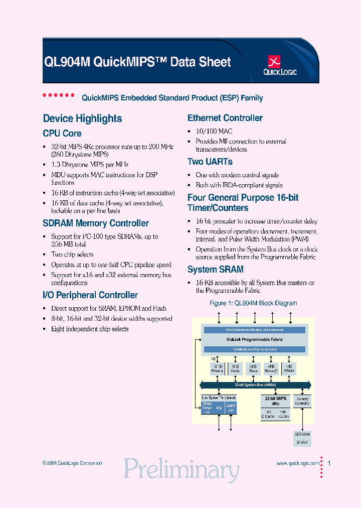 QL904MDS_998863.PDF Datasheet