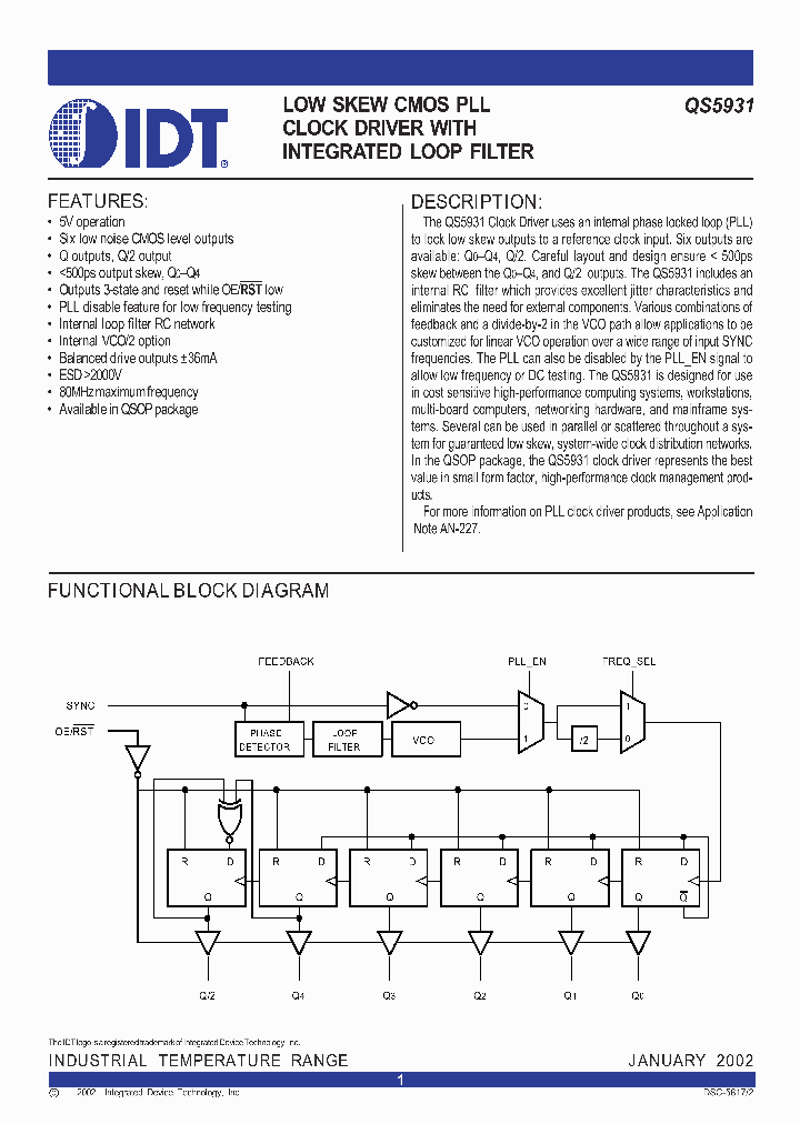 QS5931DATASHEET_998923.PDF Datasheet