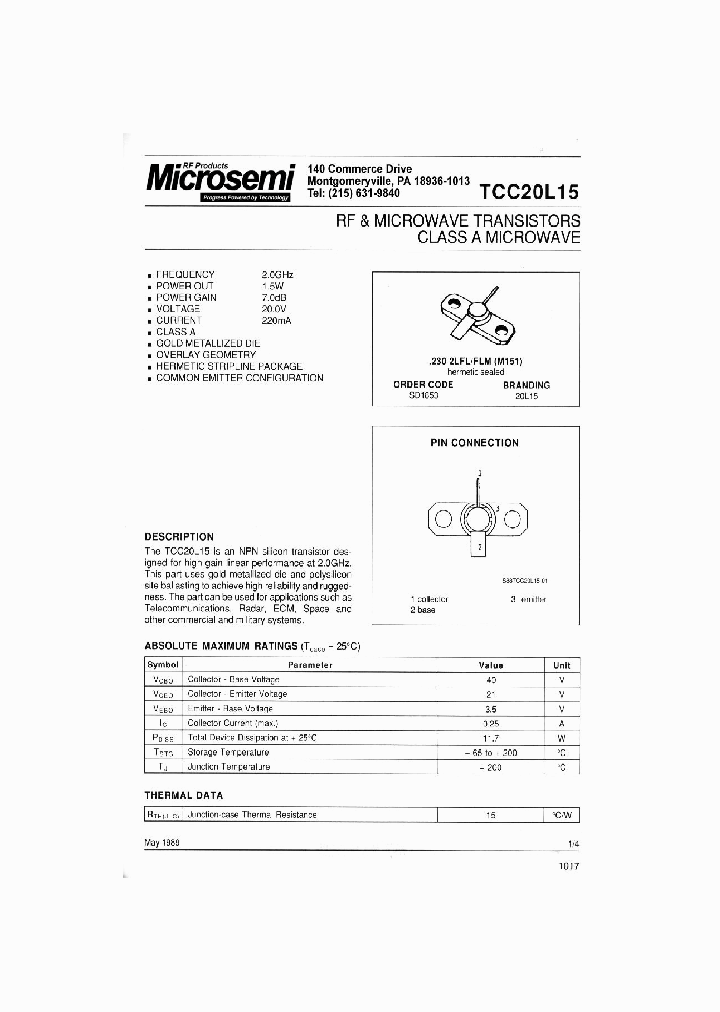 RF1017_999006.PDF Datasheet