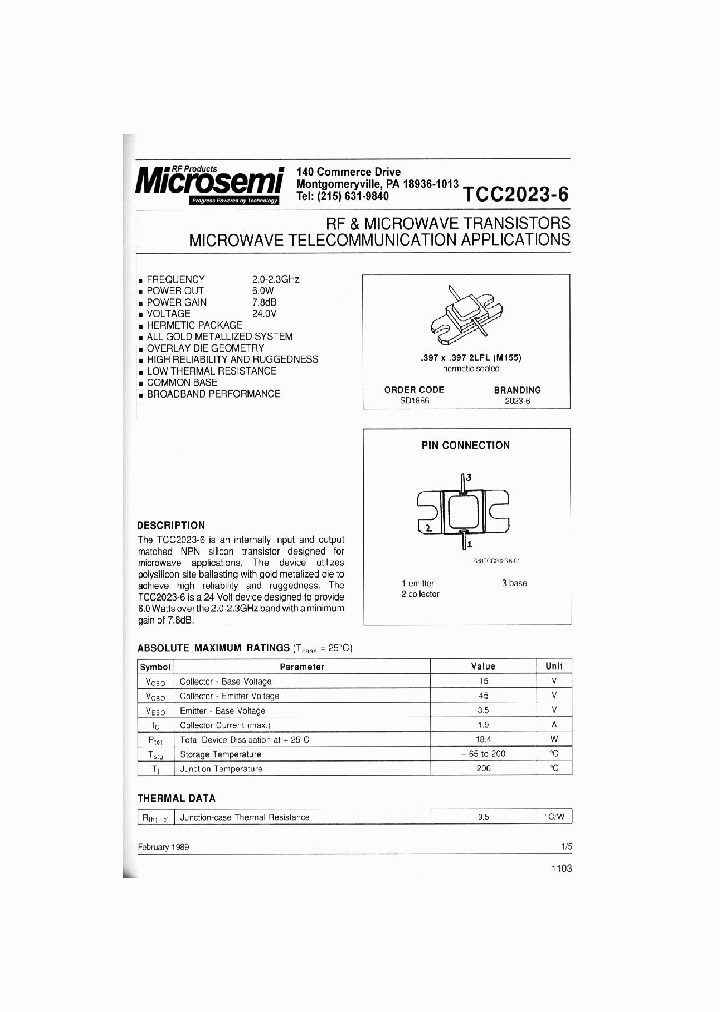 RF1103_999011.PDF Datasheet