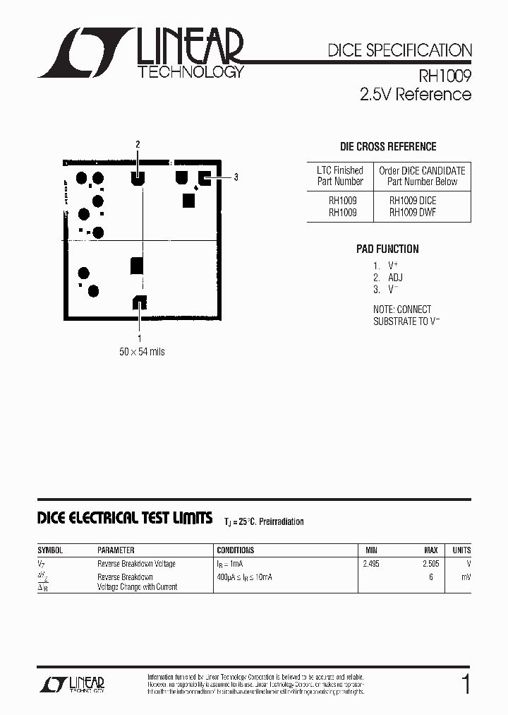 RH1009DICE_999096.PDF Datasheet
