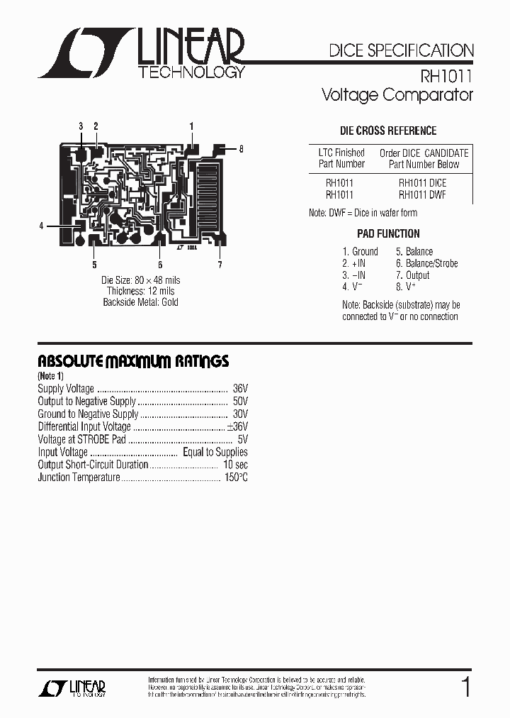 RH1011REVBDICE_999098.PDF Datasheet