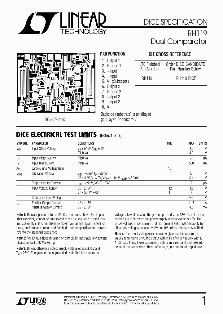 RH119REVADICE_999113.PDF Datasheet