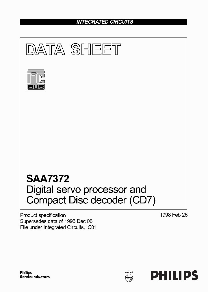 SAA73722_999437.PDF Datasheet