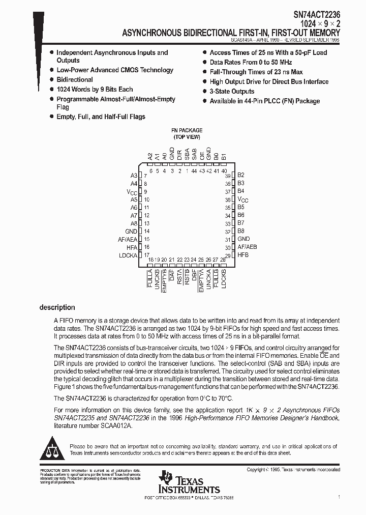 SCAS149A_999682.PDF Datasheet