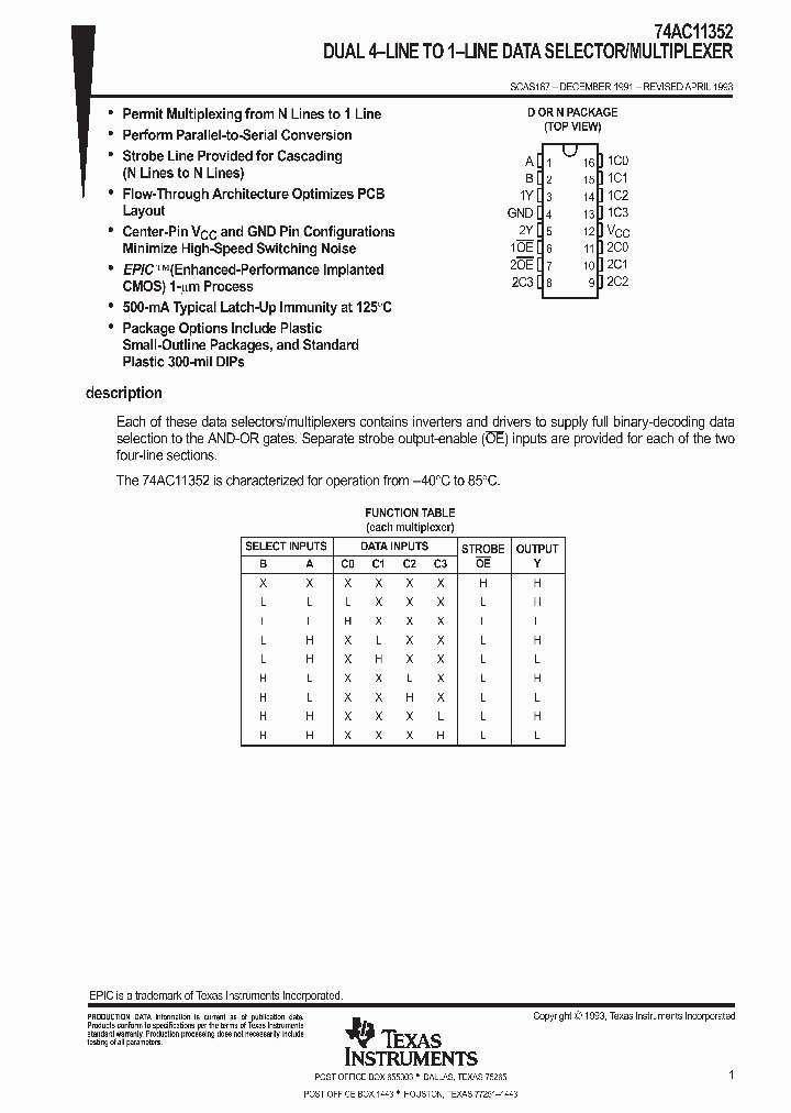 SCAS167_999699.PDF Datasheet
