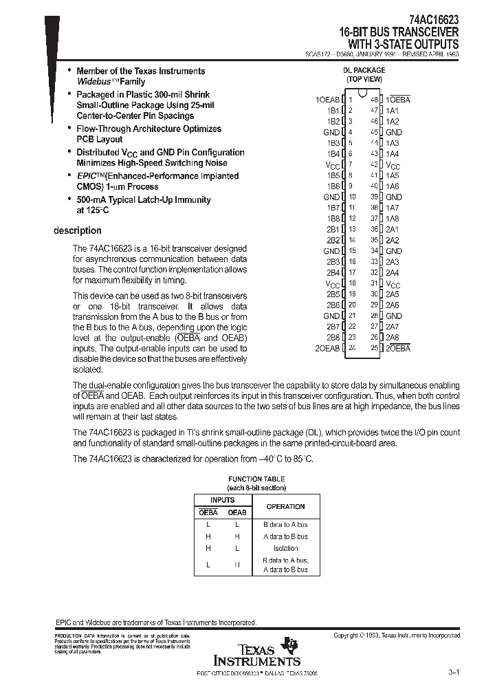 SCAS172_999703.PDF Datasheet
