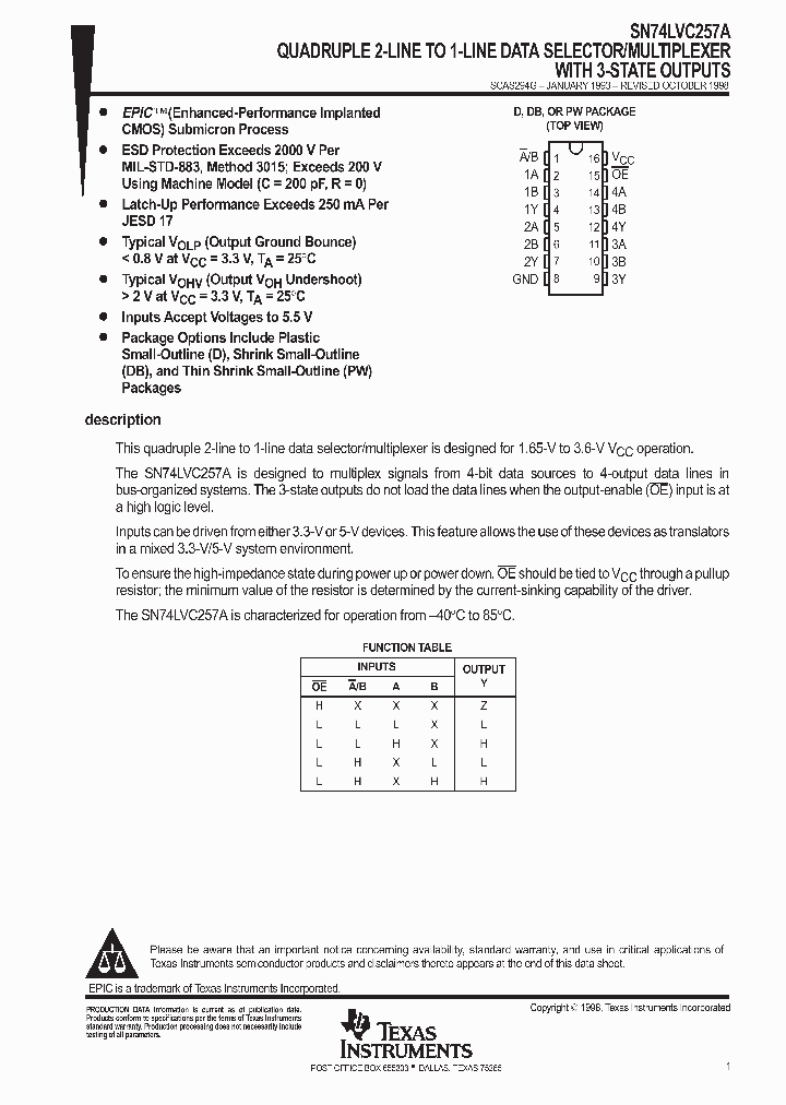 SCAS294G_999805.PDF Datasheet