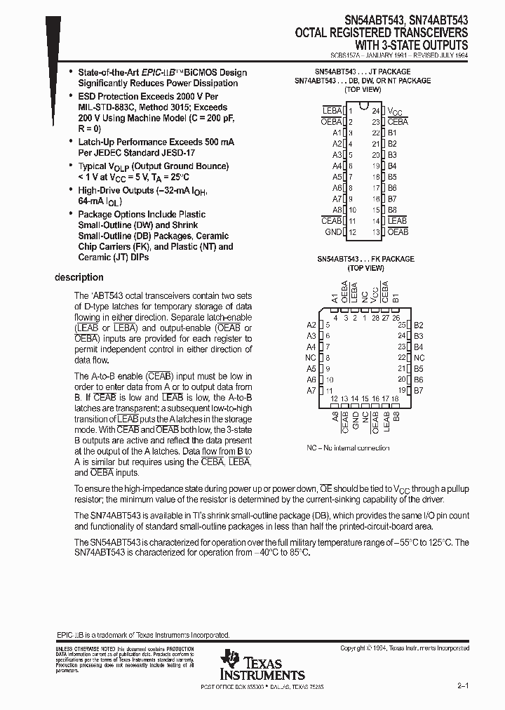 SCBS157A_1000171.PDF Datasheet