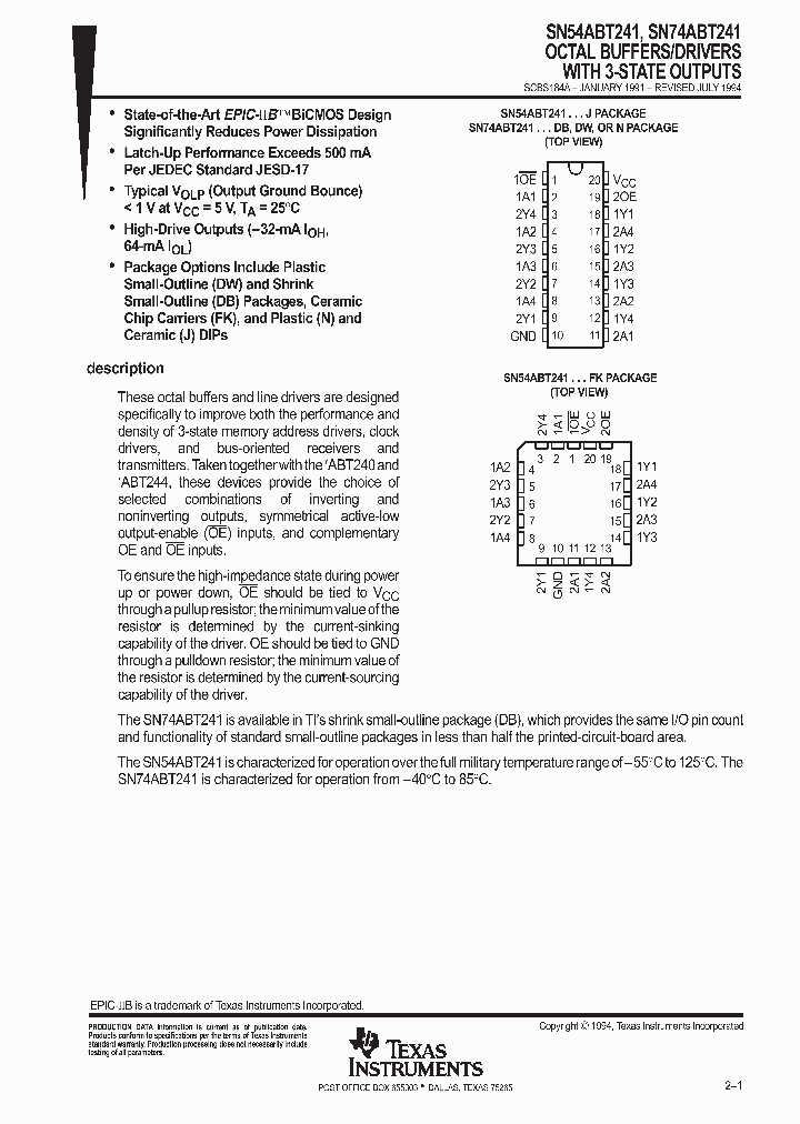 SCBS184A_1000194.PDF Datasheet
