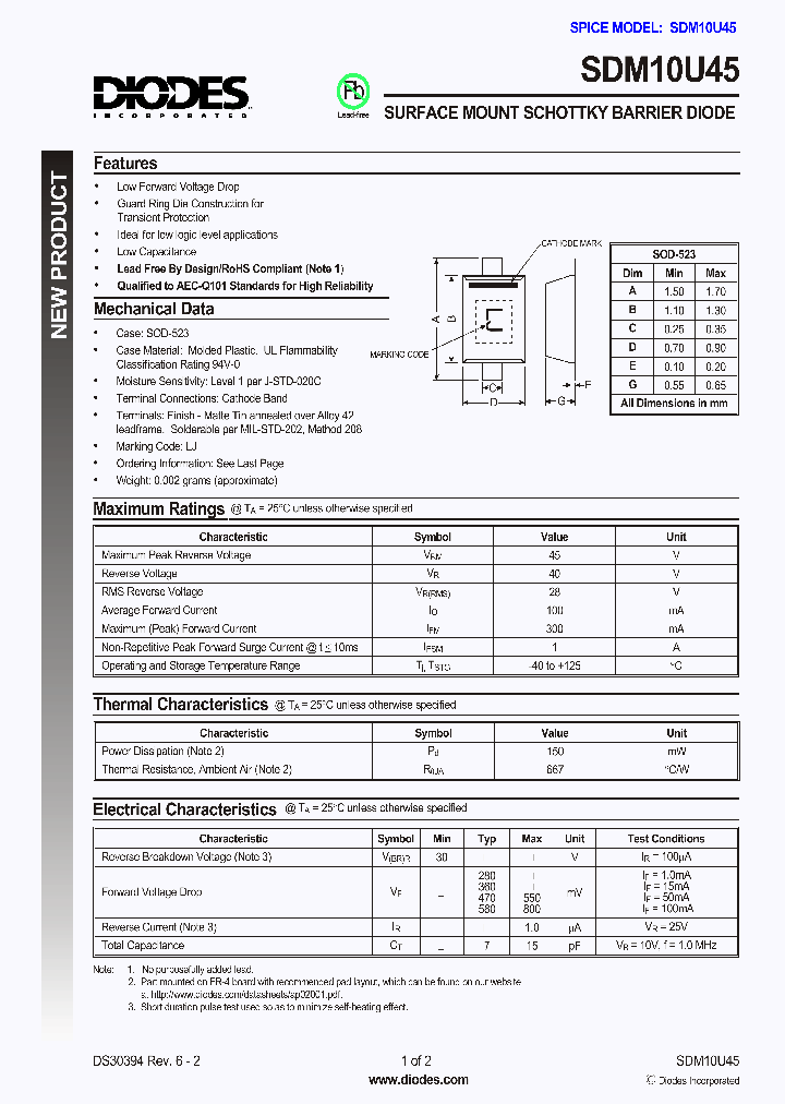 SDM10U45_1001876.PDF Datasheet